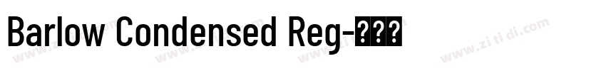 Barlow Condensed Reg字体转换